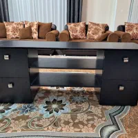 فروش میز Led رنگ مشکی تمام MDF‌