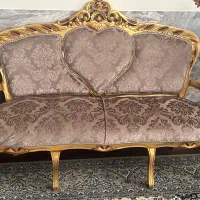 مبل چوبی۹نفره کلاسیک بسیار تمیز