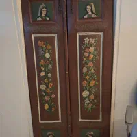 درب قدیمی چوب گردو|کلکسیون اشیاء عتیقه|تهران, بنیهاشم|دیوار