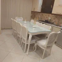 مبل استیل کلاسیک ۹نفره میزناهارخوری ۸نفره|مبلمان خانگی و میز عسلی|کهریزک, |دیوار