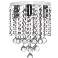 لوستر سقفی نقره ای