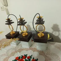 لوستر های تکی ...ترکیب چوب و استیل