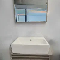 روشویی کابینت با آینه