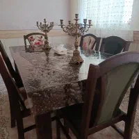 میز نهارخوری ۶ نفره بدون خط و خش