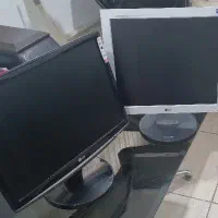 فروش دو دستگاه مانیتور نیاز به تعمیر