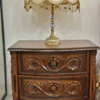 تخت دونفره چوبی سرویسخواب کلاسیک|تخت و سرویس خواب|تهران, اختیاریه|دیوار