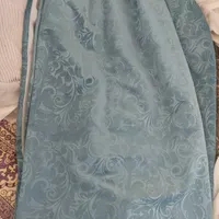 والان پرده مخمل رنگ آبی فیروزه ای|پرده، رانر، رومیزی|نیشابور, شهرک اندیشه|دیوار