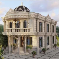 زیبا سازی ویلا دیوار چینی سیمان کاری