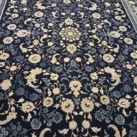 دوعددفرش ۷۰۰شانه پاتریس طرح گل افشان|فرش|چناران, |دیوار