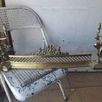 محافظ شومینه برنجی