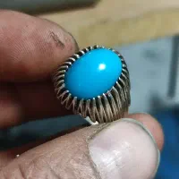 انگشتر فیروزه آمریکایی یا مصری