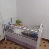 تختخواب کودک همراه با تشک|تخت و سرویس خواب|رامهرمز, |دیوار