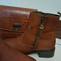 ست بوت وکیف چرم