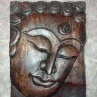 تابلو صورتک چوبی