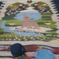 گلیم دست بافت خراسانی