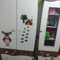 تخت و کمد طرح گوزن