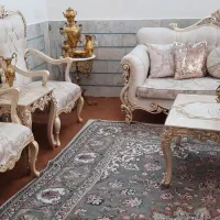 ست مبلمان چوب راش با ست غذاخوری