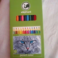 مداد رنگی و وسایل دیگه مهد و مدرسه