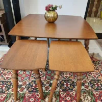 میز وسط، و عسلی چوب روسی