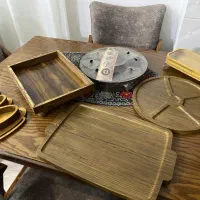 ظروف پذیرایی چوبی