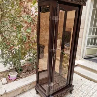 بوفه ویترین شیشه ای چوبی سه طبقه|بوفه، ویترین، کنسول|تهران, ارامنه|دیوار