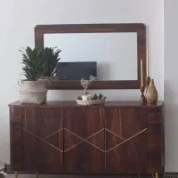 ست آینه و کنسول چوبی شیک و خاص