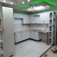 کابینت با دستگیره وپایه استیل **آماده ارسال