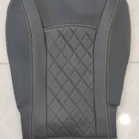 روکش صندلی پژو پارس چرم با دوخت کرم