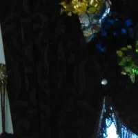 پرده حریر با والان وکنار پرده مخمل