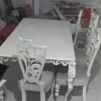مبل سلطنتی بعلاوه میز ناهارخوری نصف قیمت|مبلمان خانگی و میز عسلی|یاسوج, |دیوار