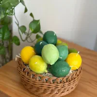 انواع شمع های دستساز دکوری پاییزی و هدیه