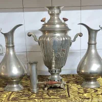 سماور ورشو  و دوعدد پارچ قدیمی|سماور، چای‌ساز، قهوه‌ساز|اصفهان, سروستان|دیوار