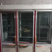 یخچال شش دره دو طرف ویترینی داخل مشکی