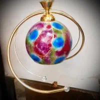 آکبند لوستر تک شعله حباب پتینه خطی مدرن|لوستر و چراغ آویز|تهران, فردوسی|دیوار