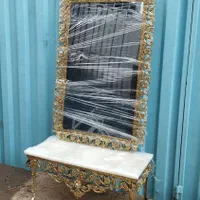 اینه شمعدون برنزی|آینه|پاکدشت, پاکدشت (مامازند)|دیوار