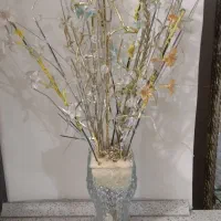 گل گلدان شیشه‌ای