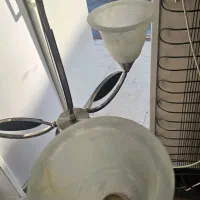 لوستر ۳ شاخه فلزی|لوستر و چراغ آویز|تبریز, |دیوار