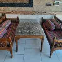 میزصندلی سنتی،میزمدیریت،حوض سنتی،دروپنجره سنتی|صندلی و نیمکت|قوچان, |دیوار