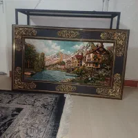 تابلو فرش طرح منظره