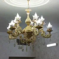 لوستر سلطنتی کریستالی|لوستر و چراغ آویز|اهواز, مهرشهر|دیوار