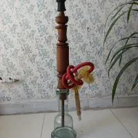 قلیون چوب سرخ با تمام وسایل