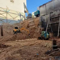 مینی لودر بابکت.  مینی بیل