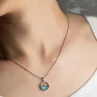 گردنبد دست سازطرح دریا