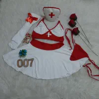 لباس خواب فانتزی کاستوم پرستاری ست لباس شب بادی|لباس|کرمانشاه, |دیوار