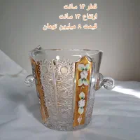 کریستال چک طلاکوب|ظروف سرو و پذیرایی|تهران, پرستار|دیوار