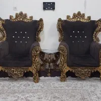 مبل ۷ نفره با دو عدد عسلی و یک عدد جلو مبلی|مبلمان خانگی و میز عسلی|تهران, شادآباد|دیوار