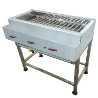 کباب پز تمام استیل یک متری دهنه 40 وین شف