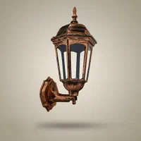 حیاطی باغی دیواری رومی پلی استر وشیشه ای|لامپ و چراغ|اصفهان, خرم|دیوار