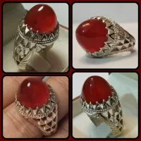 انگشتر عقیق سرخ یمنی