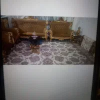 یک دست مبل ۹نفره تمام چوب